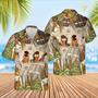 Funny Simmental Cattle Beer Pattern Hawaiian Shirt, Farm Hawaiian Shirt, Farmer Hawaii