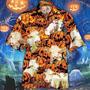 Happy Halloween Charolais Pumpkin All Over Printed Hawaiian Shirt, Farm Hawaiian Shirt, Farmer Hawaii