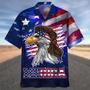 Happy Independence Day Eagle Merica Hawaiian Shirt, Farm Hawaiian Shirt, Farmer Hawaii