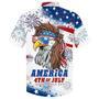 Happy Independence Day Eagle With U.S Sunglasses America Of JULY Hawaiian Shirt, Farm Hawaiian Shirt, Farmer Hawaii