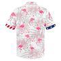 Happy Independence Day Flamingo Firework Hawaiian Shirt, Farm Hawaiian Shirt, Farmer Hawaii