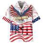 Happy Independence Day Flying Bald Eagles USA Hawaiian Shirt, Farm Hawaiian Shirt, Farmer Hawaii