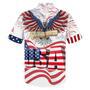 Happy Independence Day Flying Bald Eagles USA Hawaiian Shirt, Farm Hawaiian Shirt, Farmer Hawaii