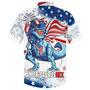 Happy Independence Day U.S Dinosaur Hawaiian Shirt, Farm Hawaiian Shirt, Farmer Hawaii