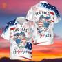 Happy Independence God Bless Amoorica All Over Printed Hawaiian Shirt, Farm Hawaiian Shirt, Farmer Hawaii