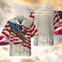 Happy Of July Proud Flying Eagle 2 All Printed Hawaiian Shirt, Farm Hawaiian Shirt, Farmer Hawaii