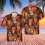 Herd Of Red Angus All Over Printed Hawaiian Shirt, Farm Hawaiian Shirt, Farmer Hawaii