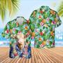 Hereford Cattle Big Face Funny Hawaiian Shirt, Farm Hawaiian Shirt, Farmer Hawaii