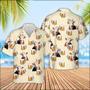 Hereford Cattle Drink Beer Pattern Hawaiian Shirt, Farm Hawaiian Shirt, Farmer Hawaii