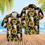 Hereford Sunflower Hawaiian Shirt 2023, Farm Hawaiian Shirt, Farmer Hawaii