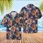 Highland Cattle Tropical Exotic Hawaiian Shirt, Farm Hawaiian Shirt, Farmer Hawaii