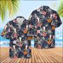 Holstein Cattle Tropical Exotic Hawaiian Shirt, Farm Hawaiian Shirt, Farmer Hawaii