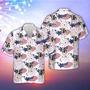 Holstein Happy Firework Flag Hawaiian Shirt, Farm Hawaiian Shirt, Farmer Hawaii