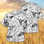 HOLSTEIN PATTERN All Printed Hawaiian Shirt, Farm Hawaiian Shirt, Farmer Hawaii