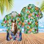 Horse Big Face Funny Hawaiian Shirt, Farm Hawaiian Shirt, Farmer Hawaii