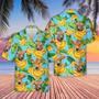 Jersey Banana Pattern Hawaiian Shirt, Farm Hawaiian Shirt, Farmer Hawaii