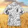 LAMB PATTERN All Printed Hawaiian Shirt, Farm Hawaiian Shirt, Farmer Hawaii