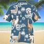 LLAMA Blue Tribal All Over Printed Hawaiian Shirt, Farm Hawaiian Shirt, Farmer Hawaii