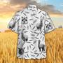 LLAMA PATTERN All Printed Hawaiian Shirt, Farm Hawaiian Shirt, Farmer Hawaii