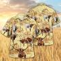 Longhorn Cattle Farm All Over Printed Hawaiian Shirt, Farm Hawaiian Shirt, Farmer Hawaii