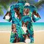 Miniature American Shepherd Dog Lovers Hawaiian Style For Summer Hawaiian Shirt, Farm Hawaiian Shirt, Farmer Hawaii