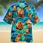 Otterhound Dog Lovers Hawaiian Style For Summer Hawaiian Shirt, Farm Hawaiian Shirt, Farmer Hawaii