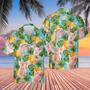 Pineapple Hawaiian Theme For PIG Lovers All Printed Hawaiian Shirt, Farm Hawaiian Shirt, Farmer Hawaii