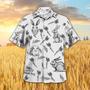 RABBIT PATTERN Hawaiian Shirt, Farm Hawaiian Shirt, Farmer Hawaii