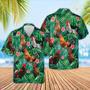 Rooster Hawaiian Shirt, Farm Hawaiian Shirt, Farmer Hawaii