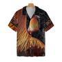 ROOSTER ON THE FARM All Printed Hawaiian Shirt, Farm Hawaiian Shirt, Farmer Hawaii