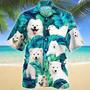 Samoyed Dog Lovers Hawaiian Style For Summer All Printed Hawaiian Shirt, Farm Hawaiian Shirt, Farmer Hawaii