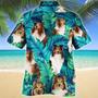 Shetland Sheepdog Dog Lovers Hawaiian Style For Summer All Printed Hawaiian Shirt, Farm Hawaiian Shirt, Farmer Hawaii