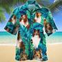 Shetland Sheepdog Dog Lovers Hawaiian Style For Summer All Printed Hawaiian Shirt, Farm Hawaiian Shirt, Farmer Hawaii