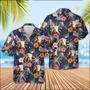 Simmental Cattle Tropical Exotic Hawaiian Shirt, Farm Hawaiian Shirt, Farmer Hawaii