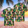 Simmental Summer Pattern Hawaiian Shirt, Farm Hawaiian Shirt, Farmer Hawaii