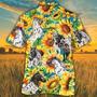 Sunflower Appaloosa Horse Hawaiian Shirt, Farm Hawaiian Shirt, Farmer Hawaii