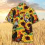 Sunflower Chicken Hawaiian Shirt, Farm Hawaiian Shirt, Farmer Hawaii