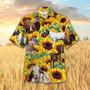 Sunflower Goat Hawaiian Shirt, Farm Hawaiian Shirt, Farmer Hawaii