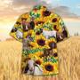 Sunflower Goat Hawaiian Shirt, Farm Hawaiian Shirt, Farmer Hawaii