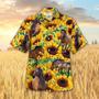 Sunflower Horse Hawaiian Shirt, Farm Hawaiian Shirt, Farmer Hawaii