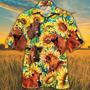 Sunflower Red Angus Cattle Hawaiian Shirt, Farm Hawaiian Shirt, Farmer Hawaii