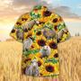 Sunflower Sheep Hawaiian Shirt, Farm Hawaiian Shirt, Farmer Hawaii