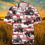 Tractor Red 3 Hawaiian Shirt, Farm Hawaiian Shirt, Farmer Hawaii