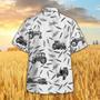 Tractors Pattern All Over Printed Hawaiian Shirt, Farm Hawaiian Shirt, Farmer Hawaii