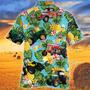 Tractors Pineapple Tropical Plant All Over Printed Hawaiian Shirt, Farm Hawaiian Shirt, Farmer Hawaii