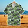 Tractors Tropical Leaves All Over Printed Hawaiian Shirt, Farm Hawaiian Shirt, Farmer Hawaii