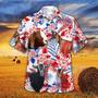 United States Flag Hawaiian Theme For Nubian Goat Lovers All Printed Hawaiian Shirt, Farm Hawaiian Shirt, Farmer Hawaii