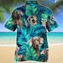 Weimaraner Dog Lovers Hawaiian Style For Summer Hawaiian Shirt, Farm Hawaiian Shirt, Farmer Hawaii