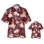 Airedale Terrier Hawaiian Shirt, Dog Hawaii Shirt Red Tribal Pattern