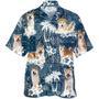 Akita Hawaiian Shirt, Full Print Dog Hawaiian Shirts For Travel Summer, Hawaiian Dog Shirt